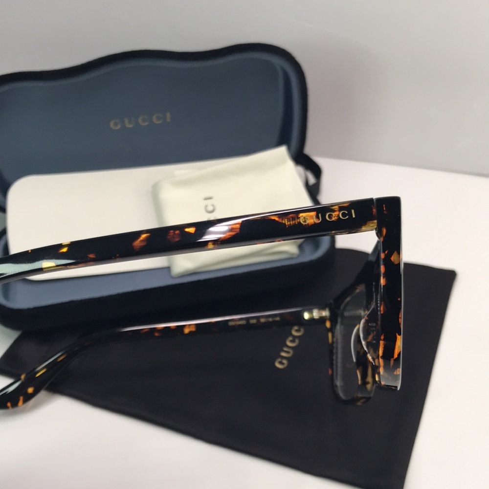💯- New Authentic Gucci GG1040O 002 Oversized Eyeglasses - Picture 9 of 14